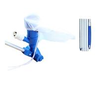 Aspirateur portable pour spa, piscine, 5 pôles - Réglable - Avec sac à débris - Pour piscine extérieure, étang et jardin - Nettoyage de l'eau