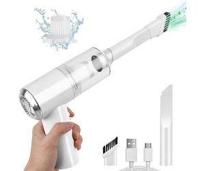 Aspirateur portable sans fil rechargeable Herzberg HG04005