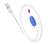 Aspirateur pour Aquarium À Fond De Gravier - Nettoyeur À Siphon Transparent pour Bassin | Accessoires De Pompe pour Bassin Betta Crevettes Guppys Débutants Nettoyage Reptiles