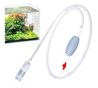 Aspirateur Pour Aquarium À Fond De Gravier, Siphon pour Nettoyage de Gravier d'Aquarium - Accessoires de Nettoyage pour Débutants - Poisson Rouge, Crevette, Guppy, Tortue, Bassin