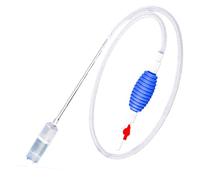 Aspirateur pour Gravier D'Aquarium, Système De Changement d'eau par Siphon Transparent, Accessoires De Pompe pour Bassin Betta Crevettes Guppys Débutants Nettoyage Reptiles