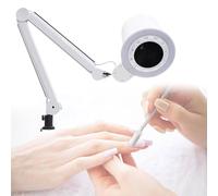 Aspirateur Pour Ongles, Aspirateur Professionnel Pour Salon De Manucure, 10 Vitesses De Ventilation Réglables, Led À Intensité Variable, Orientable À 90°, Réglage De La Vitesse Sur Plus