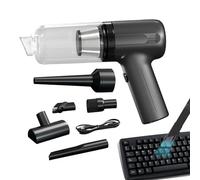 Aspirateur Pour Voiture - Dépoussiéreur Portable Rechargeable - Aspirateur Compact Puissant pour Petites Voitures,Pour Siège Auto Tableau De Bord Tapis Poils D'Animaux Bureau Canapé Clavier Maison