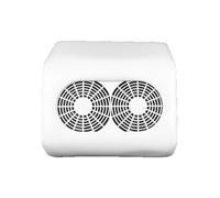 Aspirateur puissant de Machine de manucure de collecteur de poussière d'ongle de 48w 2700 tr/min avec 2 ventilateurs outils de nettoyage d'aspiration d'art d'ongle(blanc)