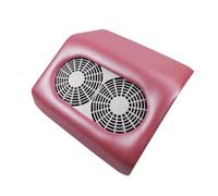 Aspirateur puissant de Machine manucure collecteur poussière d'ongle 48w 2700 tr/min avec 2 ventilateurs outils nettoyage d'aspiration d'art Pour salon ou à domicile(Pink)