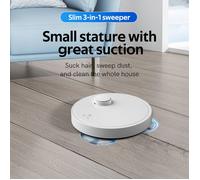 Aspirateur robot 3 en 1 - 70 minutes d'autonomie, blanc