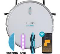 Aspirateur robot 3-en-1 Concept VR2020 Perfect Clean Gyro Defender UVC avec serpillière