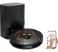Aspirateur robot, bac à poussière autonettoyant, double navigation laser, 240 minutes d'autonomie, EU