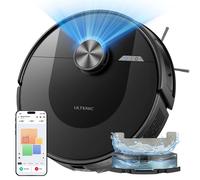 Aspirateur robot D1O avec serpillière 5000 Pa, navigation Lidar de précision, 5 cartes, 10 zones interdites, puissant pour tous les sols, tapis et poils d'animaux, contrôle à distance Siri/Alexa/Googl