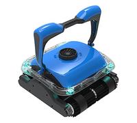Aspirateur Robot de Piscine, Nettoyeur de Piscine Automatique avec Escalade des Murs, Deux Grands paniers filtrants et Cordon Flottant de 15 mètres, Facile à Nettoyer Piscine
