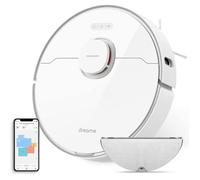 Aspirateur robot Dreame L10 Pro Blanc - Navigation LiDAR 4000 Pa - Batteries rechargeables - Sans sac