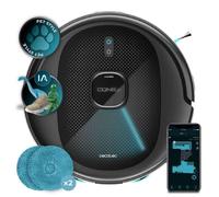 Cecotec Robot Aspirateur et Balai avec IA Conga 9990 AI Spin Revolution Ultra Power. 10000Pa, Navigation Intelligente, Aspiration, Nettoie et Passe les Serpillières, jusqu'à 240min, Brosse en Silicone