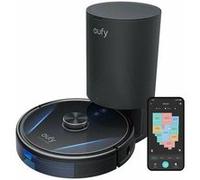 eufy RoboVac Robot Aspirateur Laveur LR30 Hybrid+, Auto-vidage, Capacité de 60 Jours, Navigation Laser iPath, Puissance 3 000 Pa, Cartographie Multi-étages, Compatible Alexa