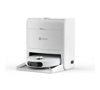 EZVIZ Aspirateur robot RS2 CS-RS2-TWT2 - Laveur avec station, 4000 Pa, navigation laser