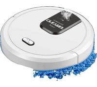 Aspirateur robot, fonction humide et sèche efficace, design compact, BLANC, EU