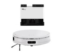 Aspirateur robot laveur avec base de vidage Eziclean® All-in-one Z12 Ultra Blanc blanc