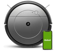 iRobot Roomba Combo R1138 - Robot Aspirateur et Laveur de sols connecté Via Wi-FI avec Plusieurs Modes de Nettoyage - Aspiration puissante - Débit d'eau réglable - Suggestions personnalisées