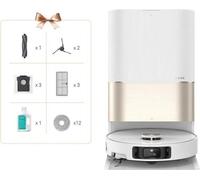 Aspirateur Robot Laveur Dreame X40 Ultra Complete avec Serpilliere a détacher et a soulever, Nettoyage extensif par Brosses