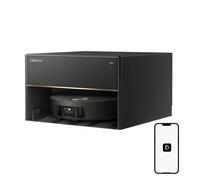 DREAME X50 Master Aspirateur Robot avec base compacte 24,9 cm, base 8 en 1, système de franchissement d'obstacles performant, système d'évitement d'obstacles basé sur l'IA, 20 000 Pa, brosse démêlante