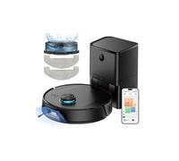 Aspirateur Robot Laveur TP20 PRO, 8000Pa, 180min, 3.5L, Station Auto-Vidage, Navigation LDS, 6 Modes de Nettoyage, Noir