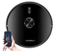 Aspirateur robot Liectroux X6, aspiration 6500 Pa, navigation laser LDS, réservoir d'eau 235 ml, poubelle 400 ml, 5 cartes enregistrées X6 noir