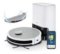 Aspirateur Robot MEDION X21 SW - Laveur avec Station de Vidange - Navigation Laser - Puissance 3000 Pa