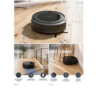 Aspirateur robot - NEDIS - 0 2 L - 360 Pa - 90 min d'autonomie - Noir