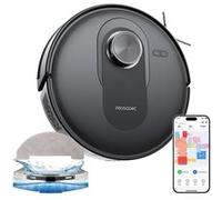 Aspirateur robot Proscenic Q8 Nettoyeurs 4200 Pa Aspiration Autonomie Chargement automatique Contrôle APP Noir Noir G