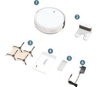 Aspirateur robot, puissance d'aspiration 2500 Pa, 3 modes de nettoyage, filtre HEPA, OKP K5-EU, EU