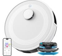 Aspirateur robot, puissance d'aspiration 5500Pa, navigation intelligente, M2-Blanc