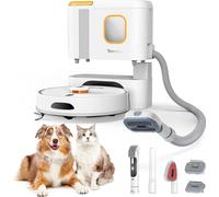 Aspirateur robot, puissance d'aspiration 6000Pa, 70 jours de nettoyage mains libres, Teendow D20S MAX+, EU