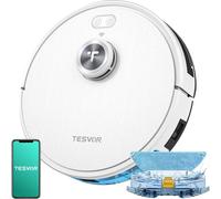 Aspirateur robot, puissance d'aspiration de 6000Pa, autonomie de 180 minutes, S7 Pro