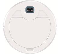 aspirateur robot rechargeable par USB, pour poils d'animaux, tapis durs blanc Vendos85