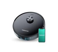 Aspirateur robot S4 - Avec technologie avancée de navigation laser LiDAR, grande précision dans la création de cartes virtuelles, aspirateur, 22000