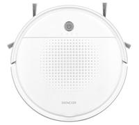 SENCOR Robot Aspirateur Laveur SRV 1550WH - Aspirateur Robot Ultra-Silencieux et Compact, Navigation Intelligente Technologie Smart Room et Fonction Mop, Idéal pour Poils d'animaux