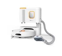 Aspirateur robot Teendow D20S MAX+ 2 en 1 et outil de toilettage pour animaux aspiration puissante de 6 000 Pa nettoyage mains libres pendant 70