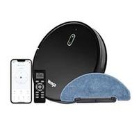 Venga! Robot Aspirateur, Laveur de sol, Navigation Gyroscope, avec App, Noir, VG RVC 3001 BK