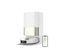 Aspirateur robot X40 Ultra complet avec fonction lavage, puissance d'aspiration de 12 000 Pa, blanc