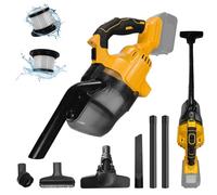 Aspirateur sans Fil 20 V 5 en 1 avec Moteur Puissant de 600 W, Silencieux 70 DB, aspirateur à Main Portable avec Filtre HEPA pour Sol, Tapis, Voiture (sans Batterie)