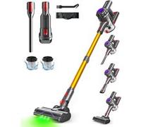 Aspirateur sans fil Aspirateur avec Brosse à Plancher Améliorée,35 Mins d'Autonomie avec Batterie Amovible Konsoefuly® Or