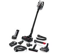 Bosch Serie 8 BSS825ALL aspirateur balai et balai électrique Batterie Sec Sans sac Noir, Blanc 5 Ah