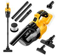 Aspirateur sans fil pour outils électriques Dewalt 20 V, aspirateur à main 100 AW, 55 CFM avec plusieurs accessoires, filtre HEPA pour camionnette, tapis de sol de voiture, débris de poils d'animaux