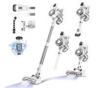 Aspirateur sans fil Teendow V08 Pro - Puissance de 250 W, aspiration de 25 000 Pa, autonomie de 35 minutes, poids de 2,85 kg - Blanc