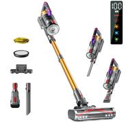 Aspirateur sans fil VAKERR S17 Pro 550W/55KPA, 60 minutes d'autonomie, aspirateur autoportant pour la maison, aspirateur anti-emmêlement