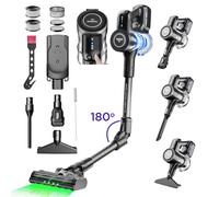 Aspirateur sans fil Yanhama H3, aspiration puissante de 38 kPa/550 W, autonomie maximale de 60 minutes H3 noir