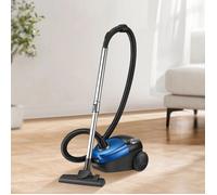 Aspirateur sans sac - 2000W - 1.5L - 76 dB Muet - Filtration haute performance - Cordon 4.5 m - Perche télescopique - aspirateur