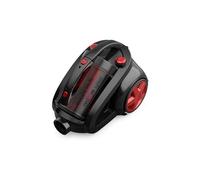 TESLA Aspirateur traîneau PowerClean Pro BGL203BRE 800 W 2,5 L Sans sac Filtre HEPA Noir et rouge