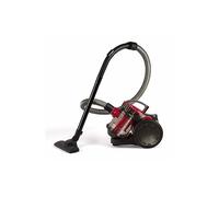 Aspirateur Multi-cyclonique sans sac - LIVOO DOH105R - 700 W - 2 L - 78 dB - Filtre lavable - Embout 2 en 1 - Rouge / Noir