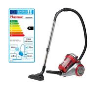 aspirateur sans sac adab 75db rouge/argent - abl930sr