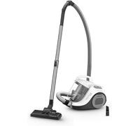 Aspirateur Sans Sac, Moteur Basse Consommation, Puissance 900 W, Format Compact, Haute Filtration, Rayon D'Action De 7,6 M, Swift Power Cyclonic Blanc Ro2917Ea